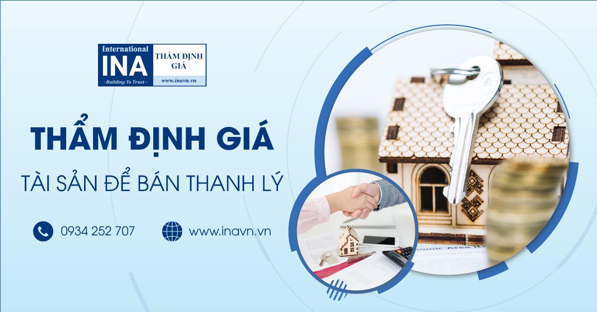 Thẩm định giá tài sản để bán thanh lý